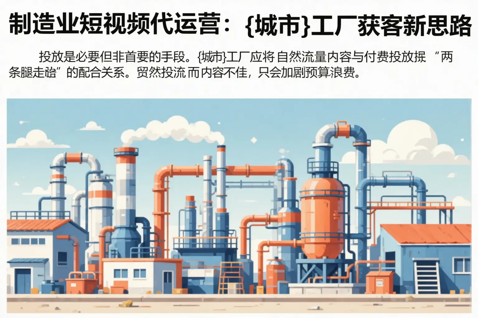 制造业短视频代运营:赤峰工厂获客新思路