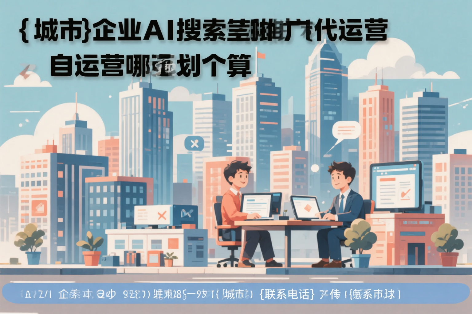 赤峰企业AI搜索推广代运营和自运营哪个更划算