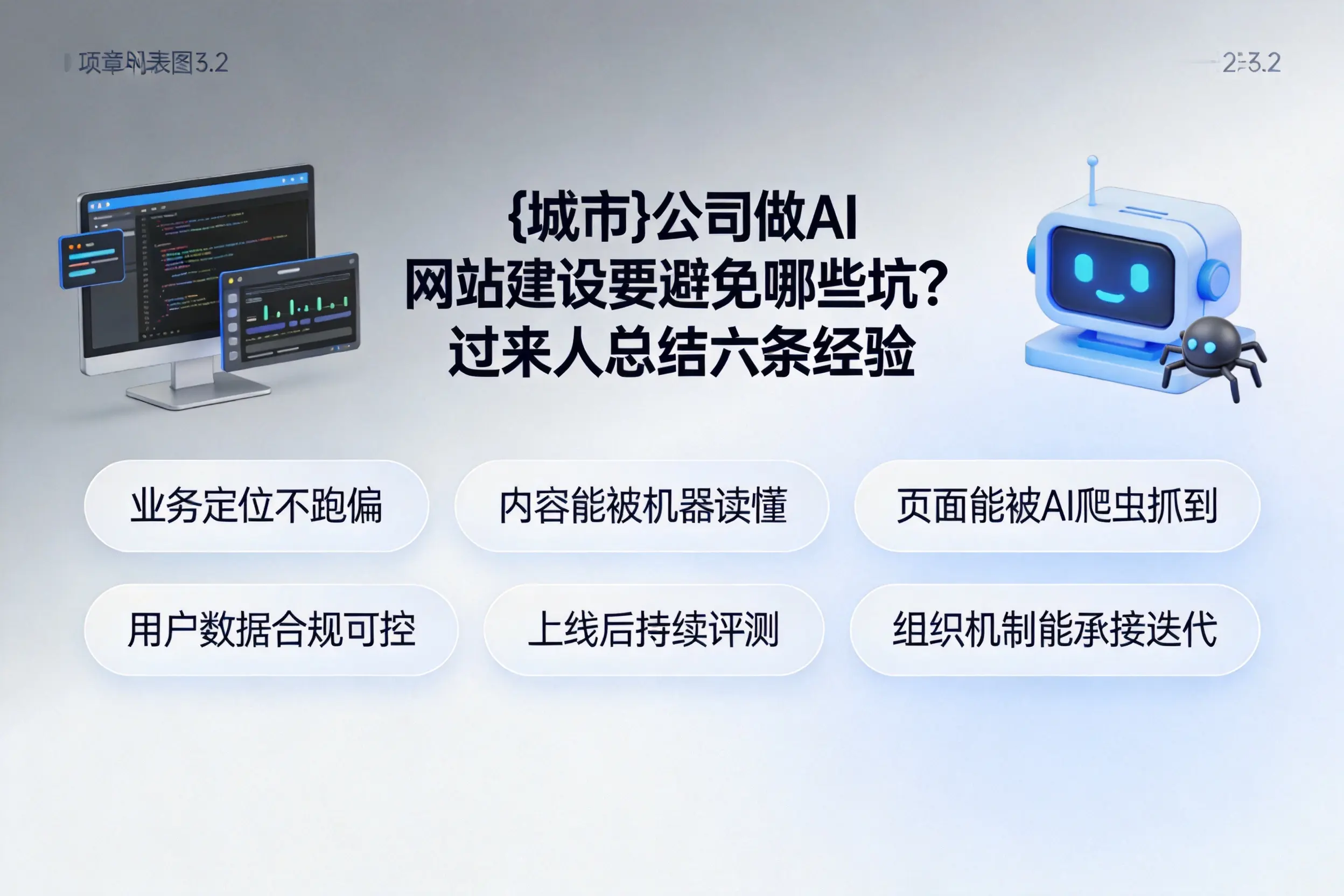 赤峰公司做AI网站建设要避免哪些坑？过来人总结六条经验