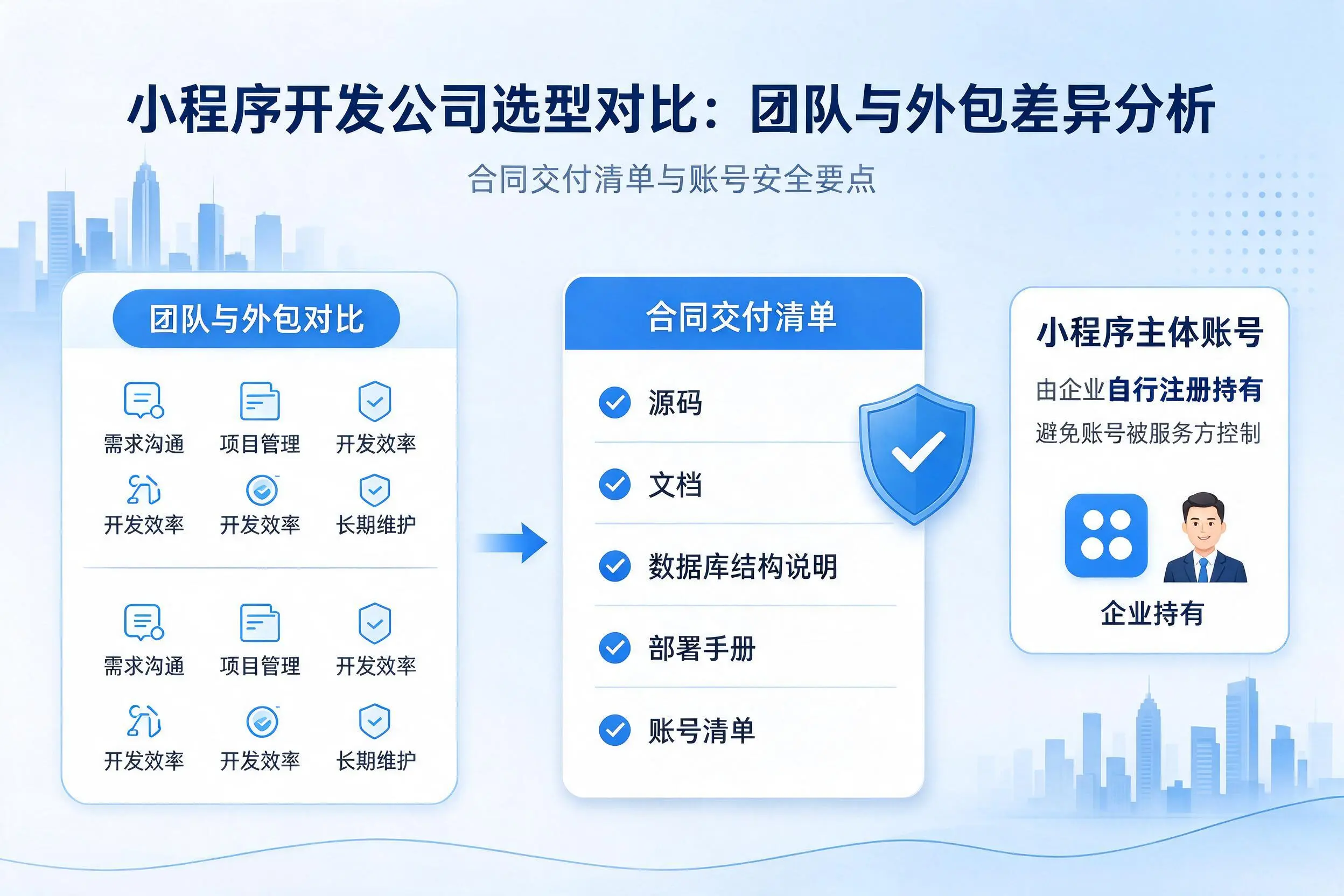赤峰小程序开发公司选型对比:团队与外包差异分析
