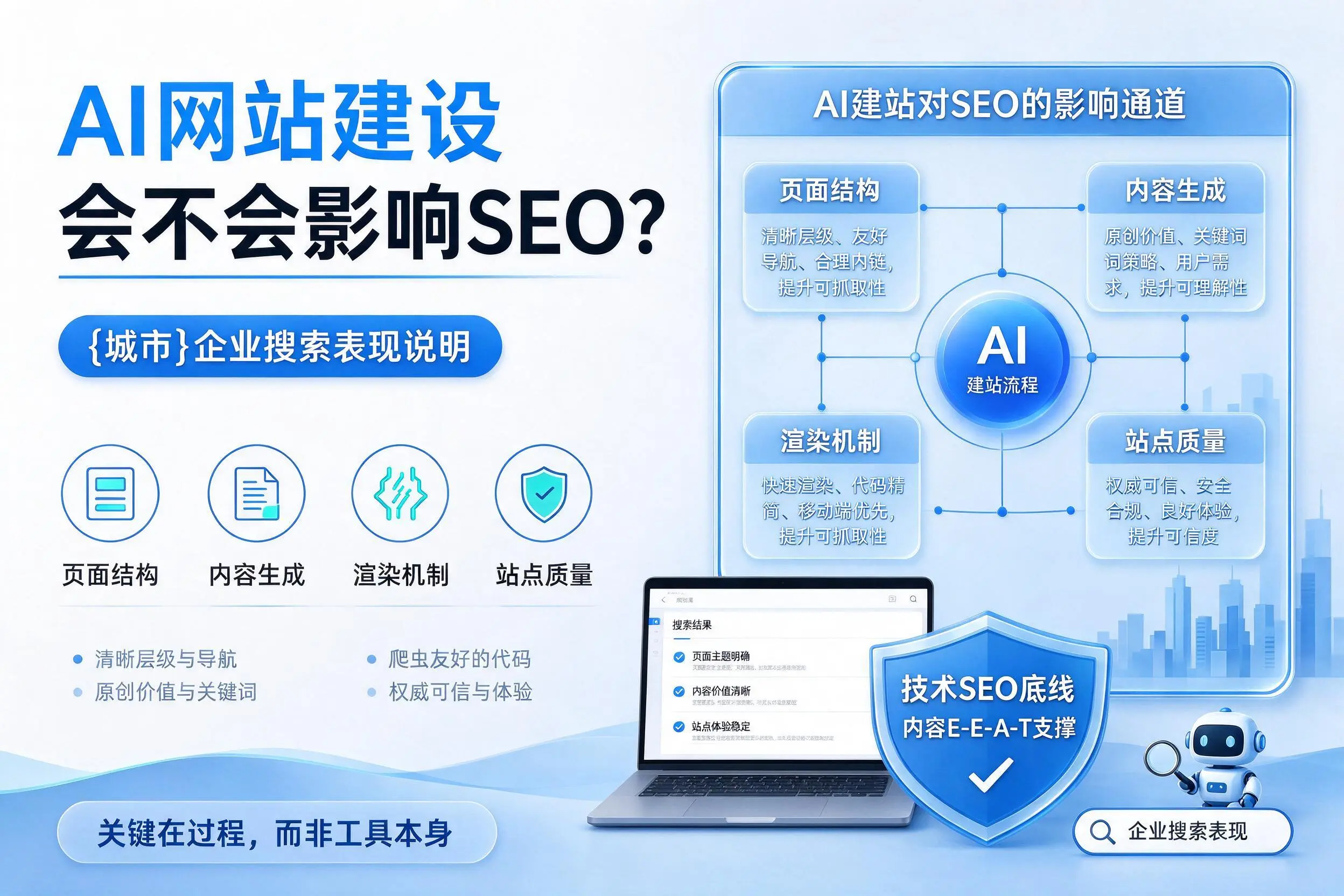 AI网站建设会不会影响SEO？赤峰企业搜索表现说明
