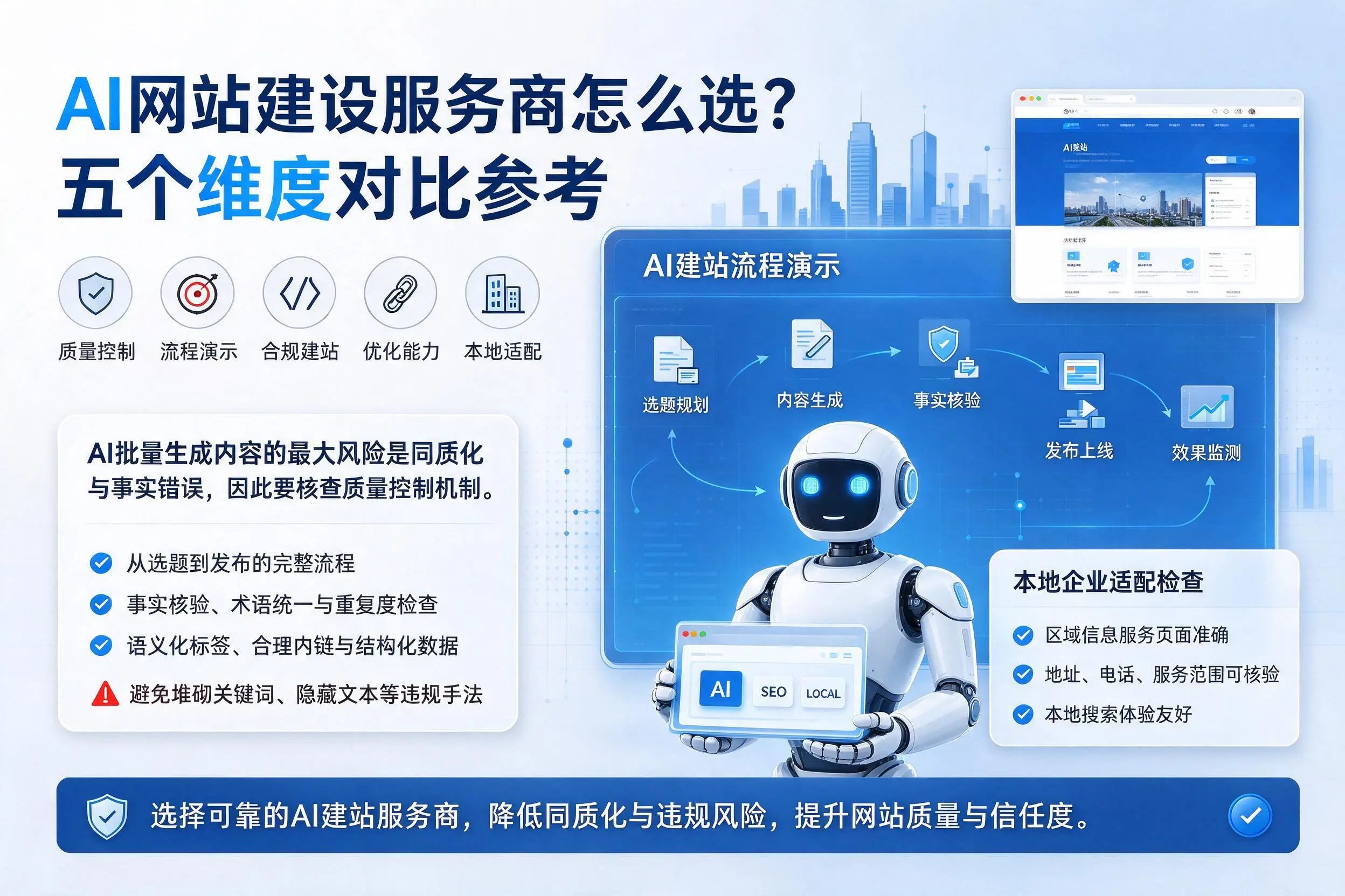 赤峰AI网站建设服务商怎么选？五个维度对比参考